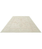 Oushak 8' 9" X 11' 9" Hand-Knotted Wool Rug 8' 9" X 11' 9" (267 X 358) / Ivory / Taupe