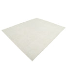 Oushak 8' 1" X 9' 9" Hand-Knotted Wool Rug 8' 1" X 9' 9" (246 X 297) / Ivory / Taupe