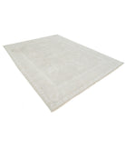 Oushak 8' 0" X 10' 1" Hand-Knotted Wool Rug 8' 0" X 10' 1" (244 X 307) / Taupe / Ivory