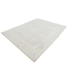 Oushak 8' 0" X 10' 1" Hand-Knotted Wool Rug 8' 0" X 10' 1" (244 X 307) / Taupe / Ivory