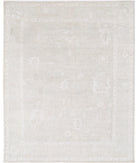 Oushak 8' 0" X 10' 1" Hand-Knotted Wool Rug 8' 0" X 10' 1" (244 X 307) / Taupe / Ivory