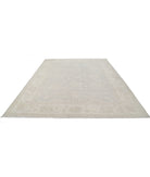 Oushak 9' 0" X 10' 11" Hand-Knotted Wool Rug 9' 0" X 10' 11" (274 X 333) / Silver / Ivory