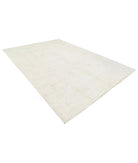 Oushak 8' 8" X 12' 2" Hand-Knotted Wool Rug 8' 8" X 12' 2" (264 X 371) / Silver / Ivory