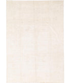 Oushak 8' 8" X 12' 2" Hand-Knotted Wool Rug 8' 8" X 12' 2" (264 X 371) / Silver / Ivory