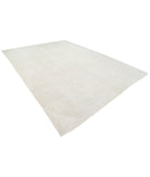 Oushak 10' 0" X 13' 7" Hand-Knotted Wool Rug 10' 0" X 13' 7" (305 X 414) / Ivory / Ivory