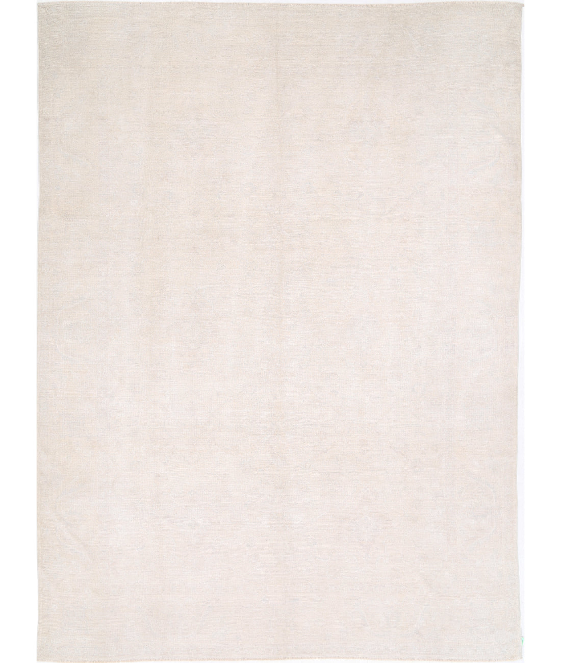 Oushak 10' 0" X 13' 7" Hand-Knotted Wool Rug 10' 0" X 13' 7" (305 X 414) / Ivory / Ivory