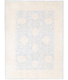 Oushak 8' 9" X 11' 8" Hand-Knotted Wool Rug 8' 9" X 11' 8" (267 X 356) / Blue / Ivory