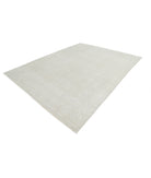 Oushak 8' 9" X 11' 1" Hand-Knotted Wool Rug 8' 9" X 11' 1" (267 X 338) / Ivory / Ivory