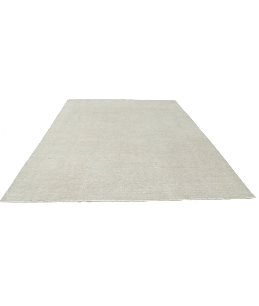 Oushak 8' 9" X 11' 1" Hand-Knotted Wool Rug 8' 9" X 11' 1" (267 X 338) / Ivory / Ivory