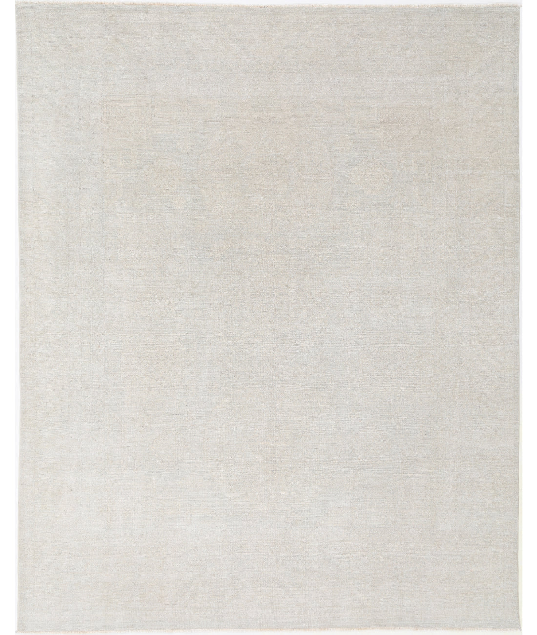 Oushak 8' 9" X 11' 1" Hand-Knotted Wool Rug 8' 9" X 11' 1" (267 X 338) / Ivory / Ivory