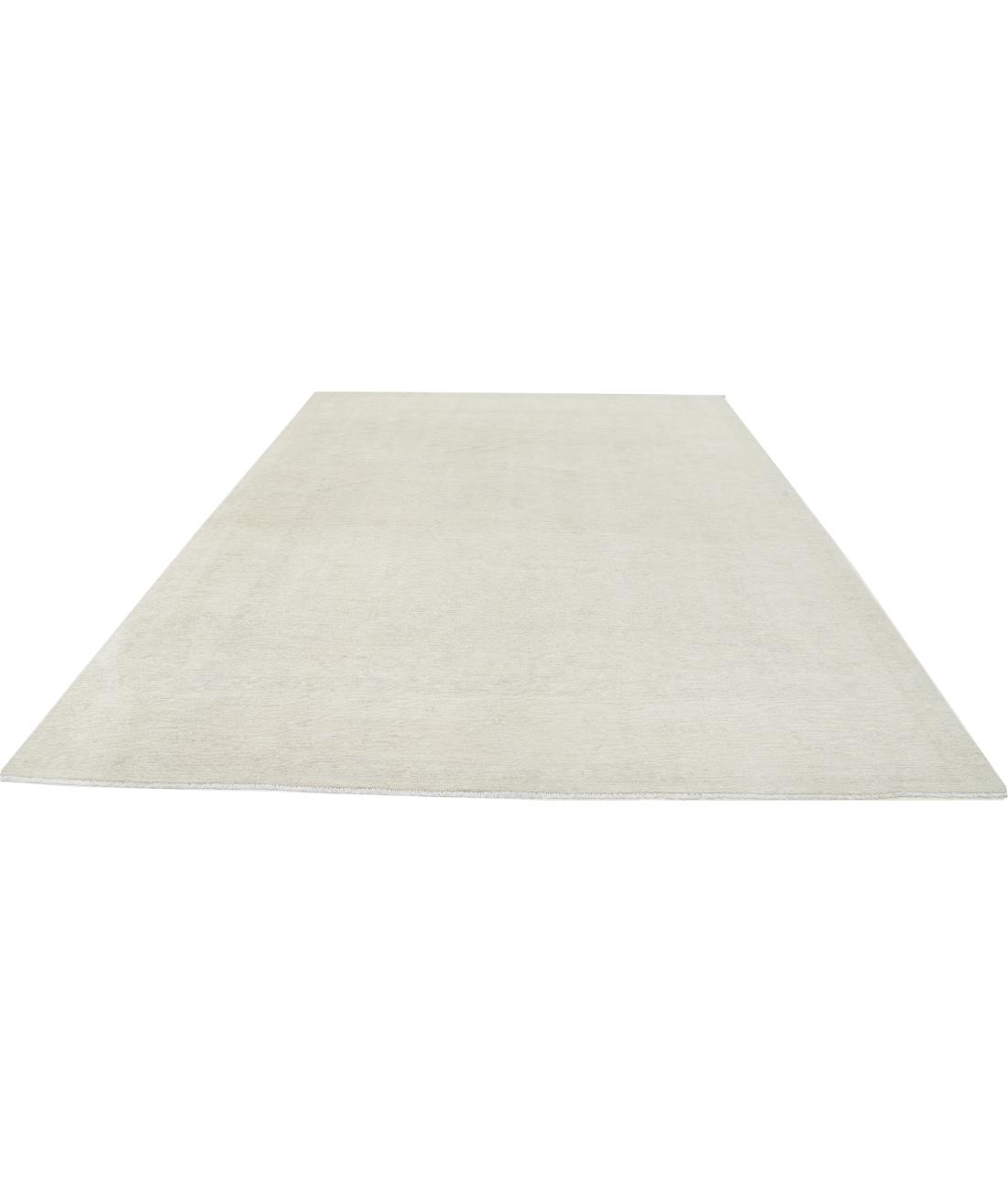 Oushak 9' 2" X 11' 9" Hand-Knotted Wool Rug 9' 2" X 11' 9" (279 X 358) / Ivory / Ivory