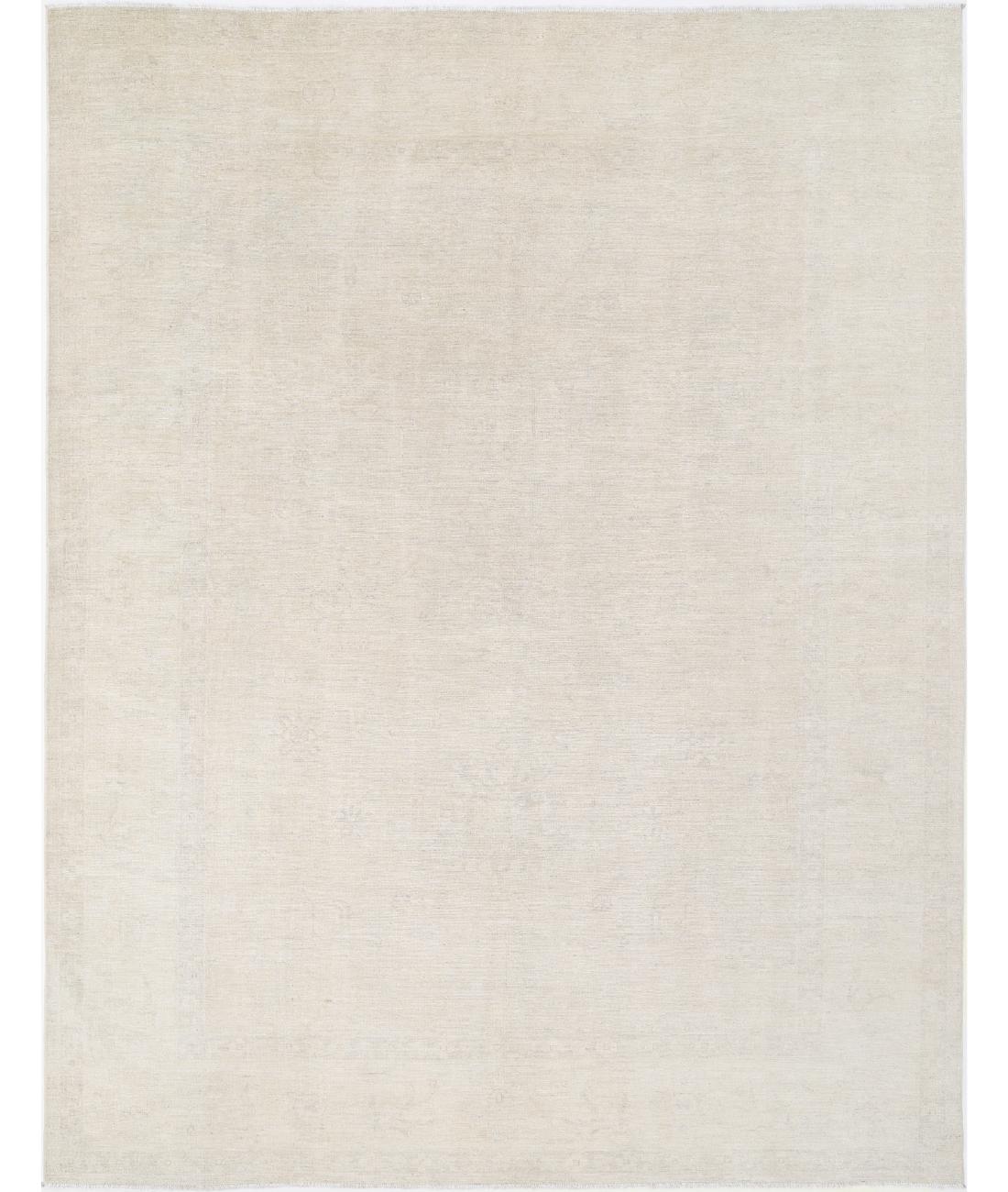 Oushak 9' 2" X 11' 9" Hand-Knotted Wool Rug 9' 2" X 11' 9" (279 X 358) / Ivory / Ivory