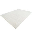 Oushak 10' 2" X 14' 1" Hand-Knotted Wool Rug 10' 2" X 14' 1" (310 X 429) / Taupe / Ivory