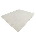 Oushak 8' 2" X 9' 10" Hand-Knotted Wool Rug 8' 2" X 9' 10" (249 X 300) / Taupe / Blue