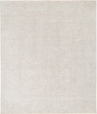 Oushak 8' 2" X 9' 10" Hand-Knotted Wool Rug 8' 2" X 9' 10" (249 X 300) / Taupe / Blue