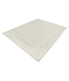 Oushak 7' 10" X 9' 8" Hand-Knotted Wool Rug 7' 10" X 9' 8" (239 X 295) / Beige / Beige