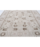Hand Knotted Oushak Wool Rug 9' 10" X 13' 8" 9' 10" X 13' 8" (300 X 417) / Grey / Grey