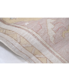 Hand Knotted Oushak Wool Rug 8' 10" X 11' 0" 8' 10" X 11' 0" (269 X 335) / Ivory / Peach