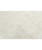 Hand Knotted Oushak Wool Rug 8' 5" X 9' 11" 8' 5" X 9' 11" (257 X 302) / Taupe / Ivory