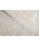 Hand Knotted Oushak Wool Rug 8' 1" X 9' 8" 8' 1" X 9' 8" (246 X 295) / Taupe / Ivory