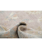 Hand Knotted Oushak Wool Rug 10' 3" X 13' 9" 10' 3" X 13' 9" (312 X 419) / Purple / Blue