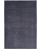 Hand Knotted Overdye Wool Rug 5' 11" X 8' 9" 5' 11" X 8' 9" (180 X 267) / Grey / Grey