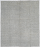 Hand Knotted Overdye Wool Rug 8' 1" X 9' 8" 8' 1" X 9' 8" (246 X 295) / Grey / Grey