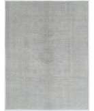 Hand Knotted Overdye Wool Rug 9' 2" X 12' 0" 9' 2" X 12' 0" (280 X 366) / Grey / Grey