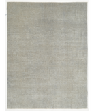 Hand Knotted Overdye Wool Rug 7' 8" X 10' 2" 7' 8" X 10' 2" (234 X 310) / Grey / Grey