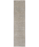 Hand Knotted Overdye Wool Rug 2' 7" X 10' 1" 2' 7" X 10' 1" (79 X 307) / Grey / Grey