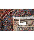 Bijar 6' 4" X 7' 9" Hand-Knotted Wool Rug 6' 4" X 7' 9" (193 X 236) / Brown / Blue