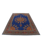 Tabriz 6' 1" X 9' 0" Hand-Knotted Wool Rug 6' 1" X 9' 0" (185 X 274) / Blue / Red