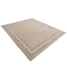 Mir-Saraband 7'11'' X 8'9'' Hand-Knotted Wool Rug 7'11'' x 8'9'' (238 X 263) / Green / Ivory