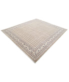 Mir-Saraband 7'11'' X 8'9'' Hand-Knotted Wool Rug 7'11'' x 8'9'' (238 X 263) / Green / Ivory