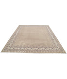 Mir-Saraband 7'11'' X 8'9'' Hand-Knotted Wool Rug 7'11'' x 8'9'' (238 X 263) / Green / Ivory