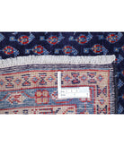 Mir-Saraband 3'5'' X 10'2'' Hand-Knotted Wool Rug 3'5'' x 10'2'' (103 X 305) / Blue / Ivory