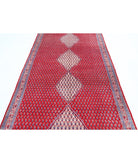 Mir-Saraband 4'4'' X 10'1'' Hand-Knotted Wool Rug 4'4'' x 10'1'' (130 X 303) / Red / Peach