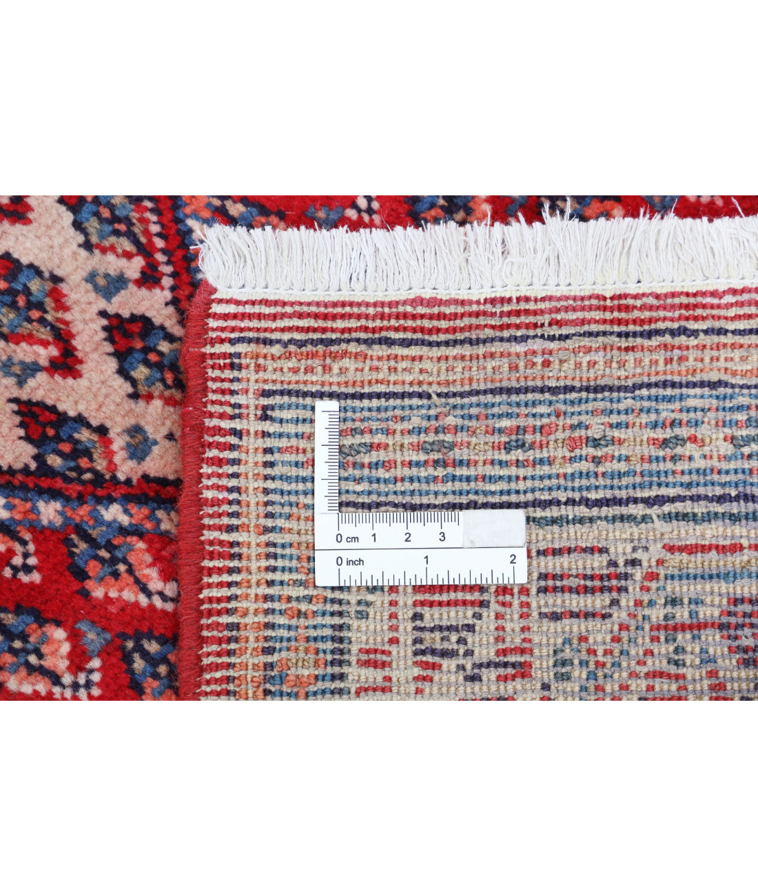 Mir-Saraband 4'4'' X 10'1'' Hand-Knotted Wool Rug 4'4'' x 10'1'' (130 X 303) / Red / Peach