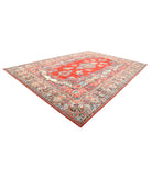 Sarouk 12'2'' X 17'3'' Hand-Knotted Wool Rug 12'2'' x 17'3'' (365 X 518) / Red / Ivory