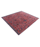Sarouk 7'2'' X 6'6'' Hand-Knotted Wool Rug 7'2'' x 6'6'' (215 X 195) / Red / Red