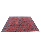 Sarouk 7'2'' X 6'6'' Hand-Knotted Wool Rug 7'2'' x 6'6'' (215 X 195) / Red / Red