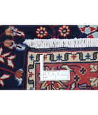 Sarouk 2'6'' X 12'6'' Hand-Knotted Wool Rug 2'6'' x 12'6'' (75 X 375) / Blue / Red