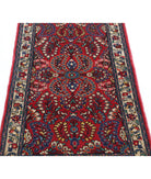 Sarouk 2'1'' X 4'2'' Hand-Knotted Wool Rug 2'1'' x 4'2'' (63 X 125) / Red / Ivory