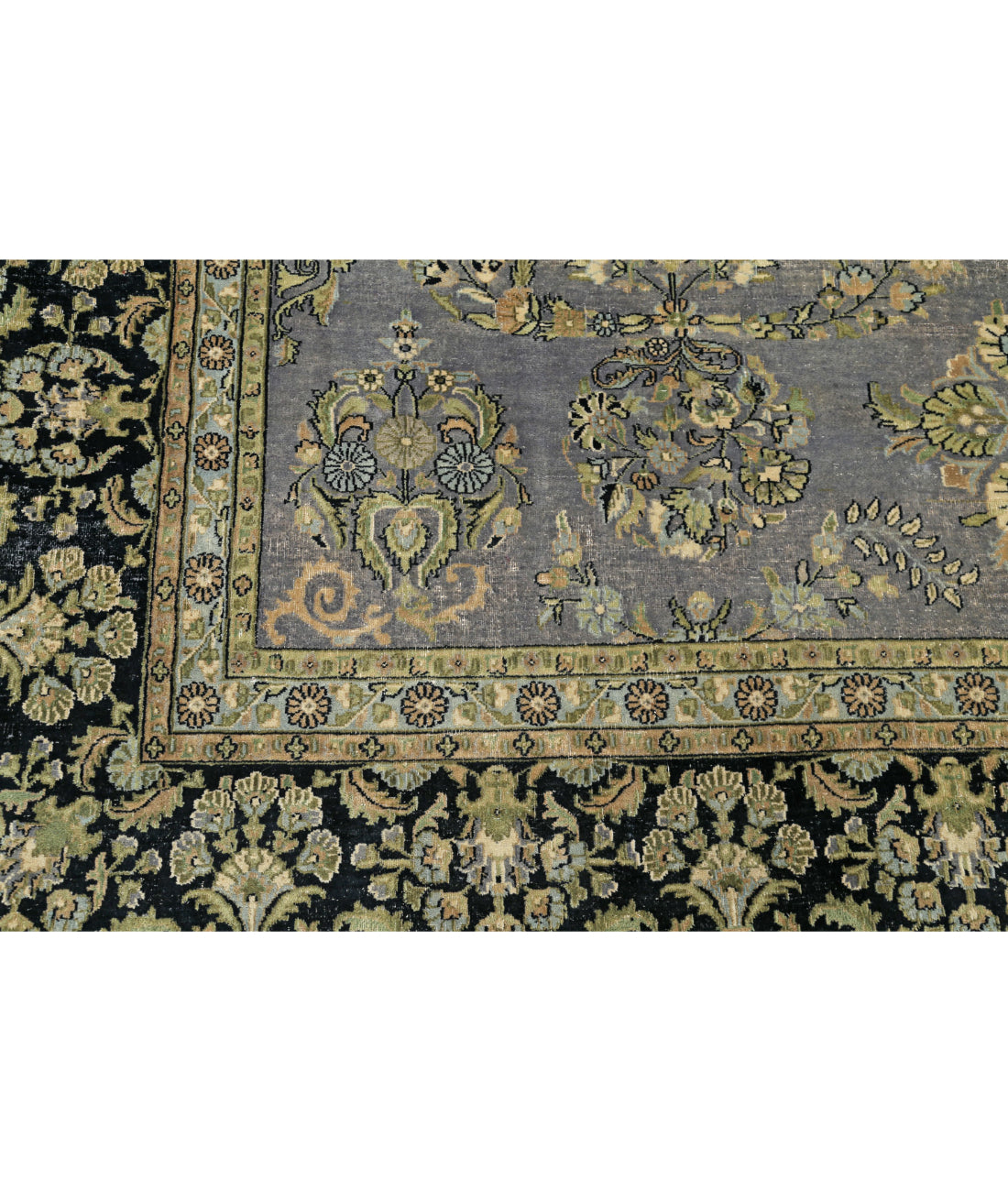 Heritage 8'8'' X 11'6'' Hand-Knotted Wool Rug 8'8'' x 11'6'' (263 X 358) / Grey / Black