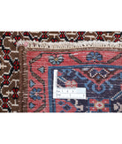 Senneh 5'2'' X 9'10'' Hand-Knotted Wool Rug 5'2'' x 9'10'' (155 X 295) / Taupe / Blue