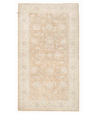 Hand Knotted Serenity Wool Rug 4' 0" X 7' 1" 4' 0" X 7' 1" (122 X 216) / Gold / Ivory