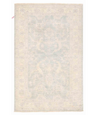 Hand Knotted Serenity Wool Rug 3' 0" X 4' 7" 3' 0" X 4' 7" (91 X 140) / Blue / Ivory
