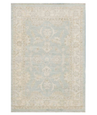 Hand Knotted Serenity Wool Rug 2' 9" X 3' 10" 2' 9" X 3' 10" (84 X 117) / Blue / Ivory
