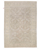 Hand Knotted Serenity Wool Rug 4' 1" X 5' 9" 4' 1" X 5' 9" (124 X 175) / Brown / Grey
