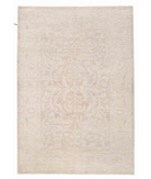Hand Knotted Serenity Wool Rug 4' 0" X 5' 8" 4' 0" X 5' 8" (122 X 173) / Brown / Ivory